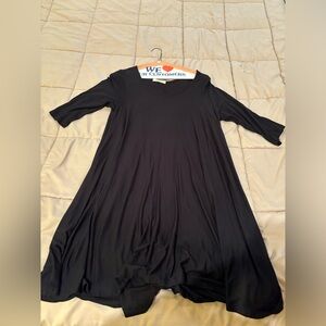 Promesa black bamboo dress